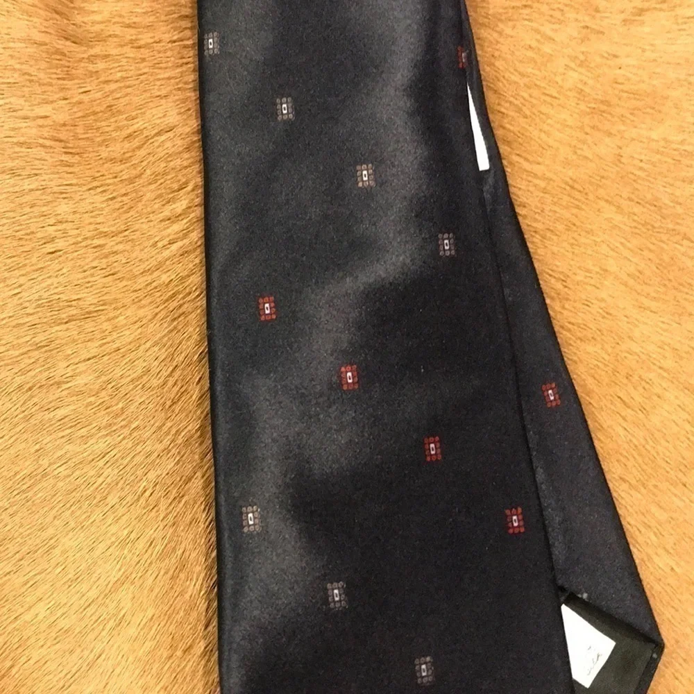 Vintage Oscar De La Renta Navy Tie